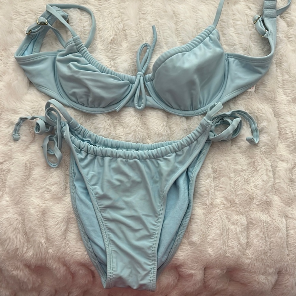 Xhilaration Light Blue Bikini Set